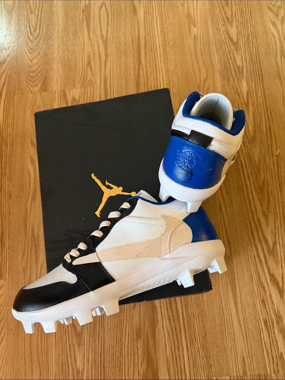 Jordan 1 low baseball cleat custom Retro Cleats